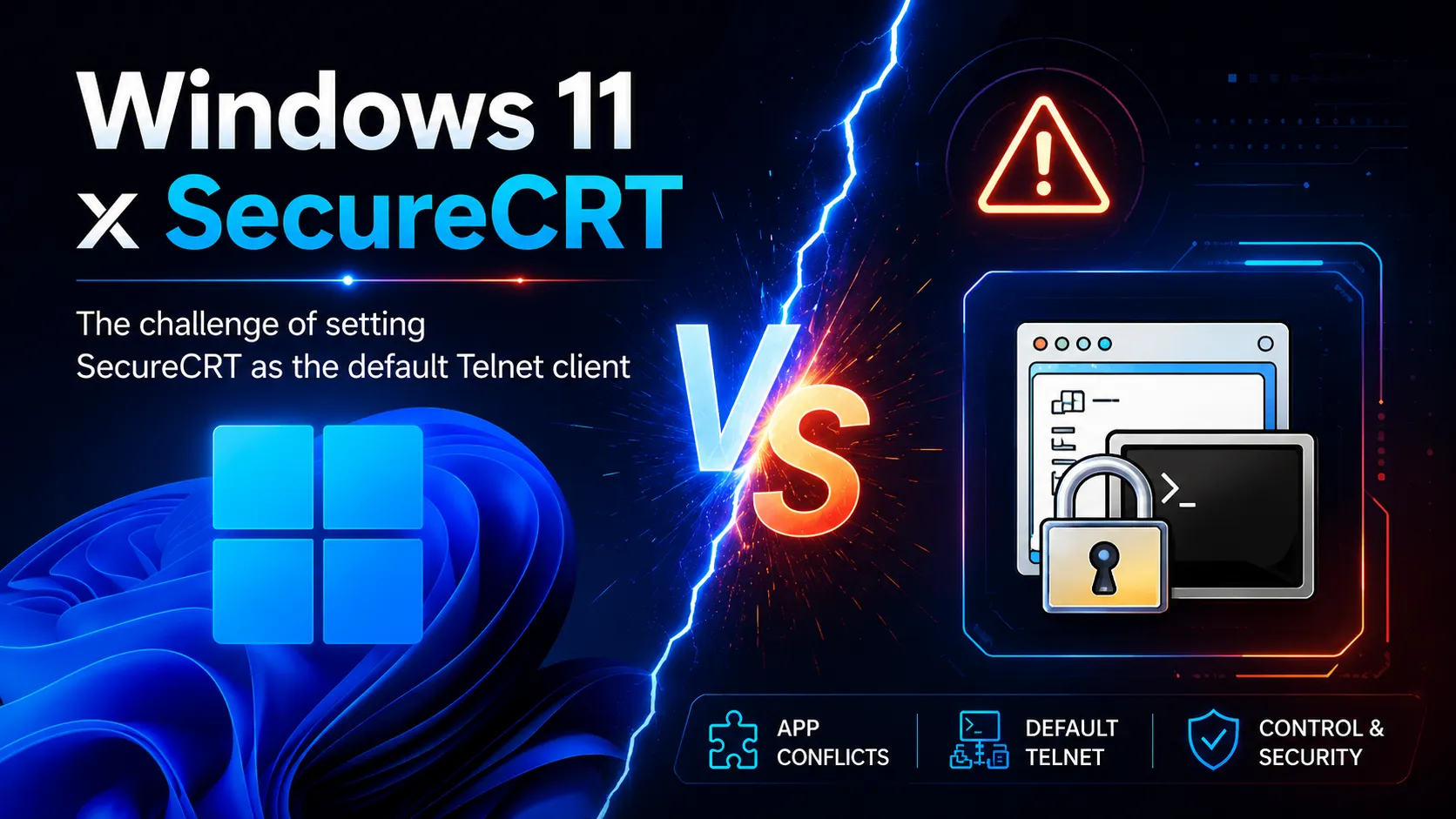 #9 - Windows 11: How to Set SecureCRT as the Default App for TELNET Links